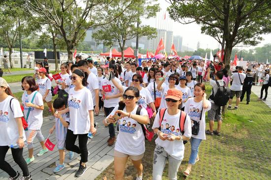 2015第十二届广州友邦•慧灵“大福快跑”。