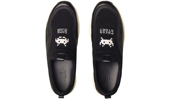 黑色电玩运动鞋 Hogan
