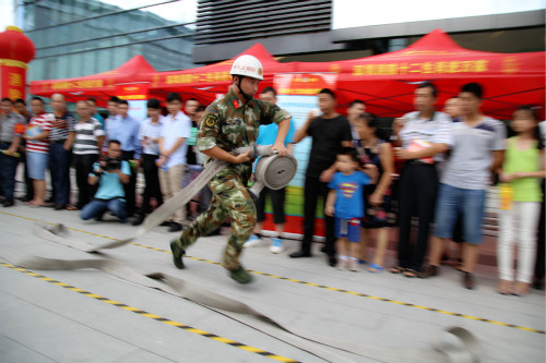 福田:梅林街道开展安全生产月消防主题活动