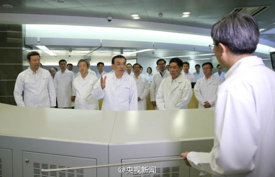 李克强6月15日在中国核电工程公司考察