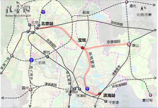 京滨城际和天津中心城区轨道加密方案发布