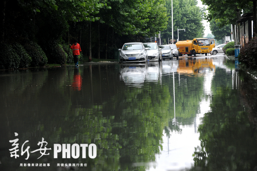 安徽多地昨降暴雨局地仍有强降水 合肥降水全