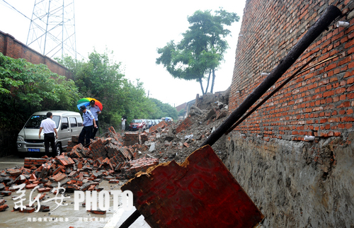 安徽多地昨降暴雨局地仍有强降水 合肥降水全