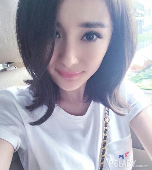 <em>杨幂</em>示范自拍<em>发型</em>|自拍|<em>发型</em>|女神_新浪时尚_新