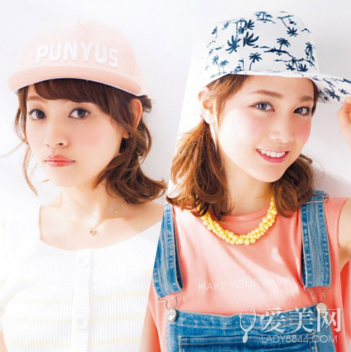 <em>夏天头发</em>也要防晒 惊艳戴帽发型<em>扎法</em>|发型|<em>帽子</em>