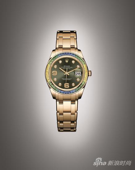 日志珍珠淑女型39与精湛宝石镶嵌工艺