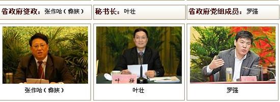 四川省政府网站截图