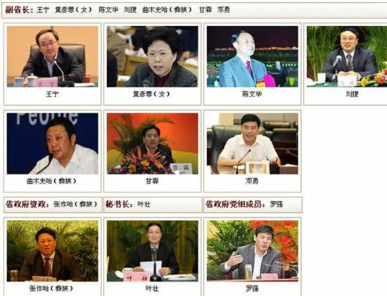 四川省政府网站截图(6月19日)。