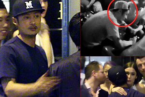 余文乐泡吧无女陪 雪茄房High聊独自返家