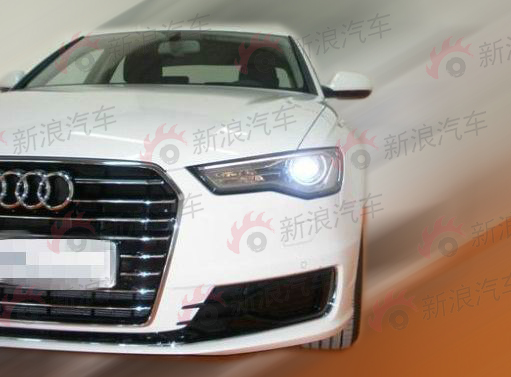 奥迪A6L改款车型中低配版本无伪装曝光