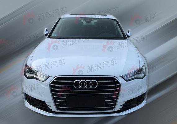 奥迪A6L改款车型中低配版本无伪装曝光