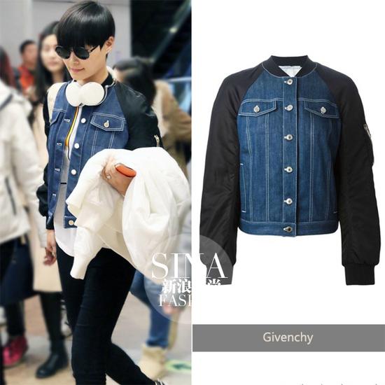 李宇春机场穿Givenchy