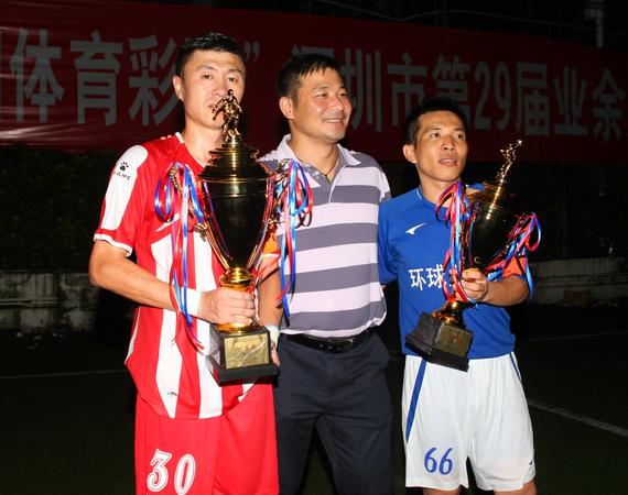 人人足球获深圳业余联赛冠军
