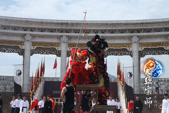 舞狮开场