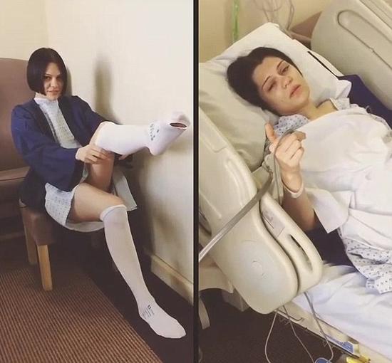 据台湾媒体报道,作风鲜明的27岁英国知名歌手婕西j(jessie j),近来在