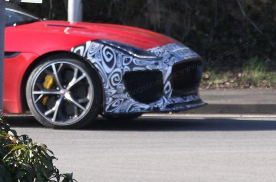 捷豹F-Type SVR谍照