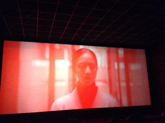 放映故障中的影片画面