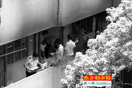 一名屋主在火灾中身亡。 南都记者张明术 摄