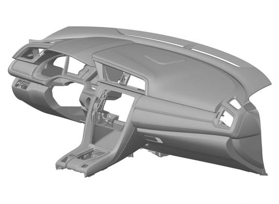 新一代本田思域仪表台专利图曝光_新浪汽车_新浪网