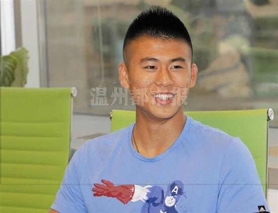 浙江足球输出首位欧洲留学生 绿城小将张玉宁