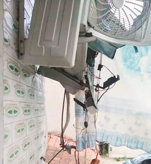 海信空调试机时突然爆炸 监利安装工不幸坠亡