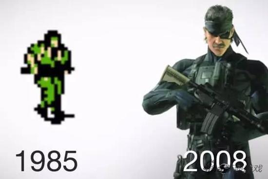 潜龙谍影，之前玩过 PS 主机上的某代作品，快被发现的时候危险度会一直升高，超级刺激！！！