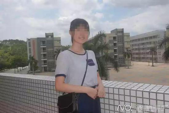 被撞身亡的女状元方尧平,今年刚19岁。图片来自怀集中学网