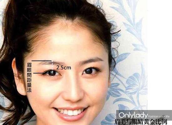 眉眼距离远显老 明星示范化妆术破解|眉毛|全智
