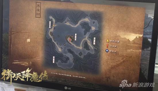 《御天降魔传》寒雀湖地图