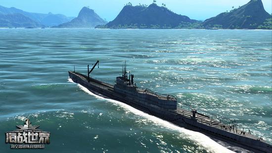图7：3D海战载具网游独有舰种——潜艇