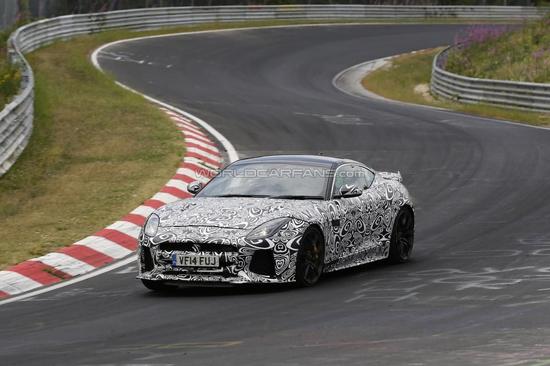 Jaguar F-Type SVR spy 01