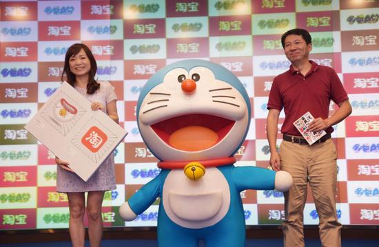 哆啦A梦代言淘宝网