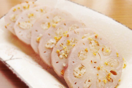 素食推荐:桂花藕片(图)_新浪佛学_新浪网