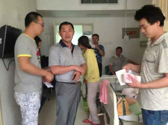 爱心人士踊跃为廖晓玲奉献爱心