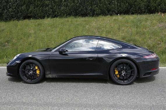 Porsche 911 facelift spy 02