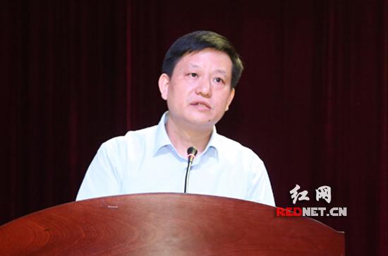 湖南师范大学新任校长蒋洪新发表讲话