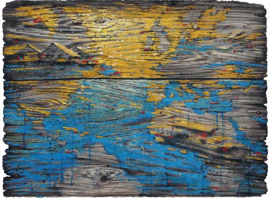 向世界出发2
水彩 压克力
76cm x 48cm
2015