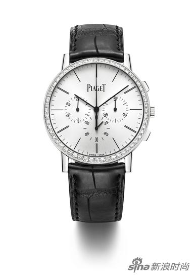 伯爵Piaget Altiplano 计时腕表 采用18K白色金