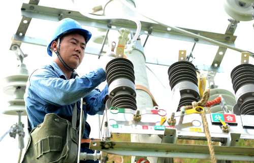 正在升級改造線路和設備