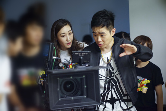 陈祉希在《煎饼侠》片场