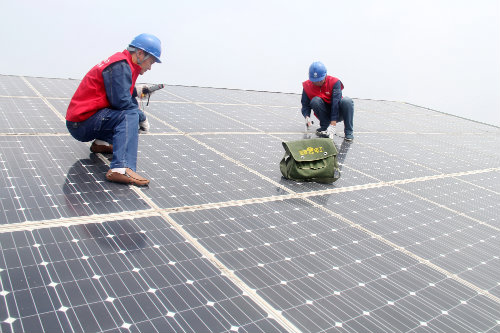 内乡县供电公司:主动服务光伏发电