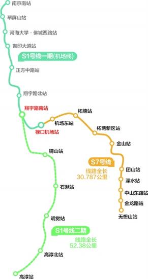 地铁S1线二期、S7线预计后年建成 高淳溧水居民半小时内可到主城