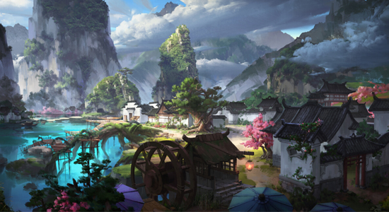 毁灭与重生 全新倩女蒲家村风景微电影_网络游