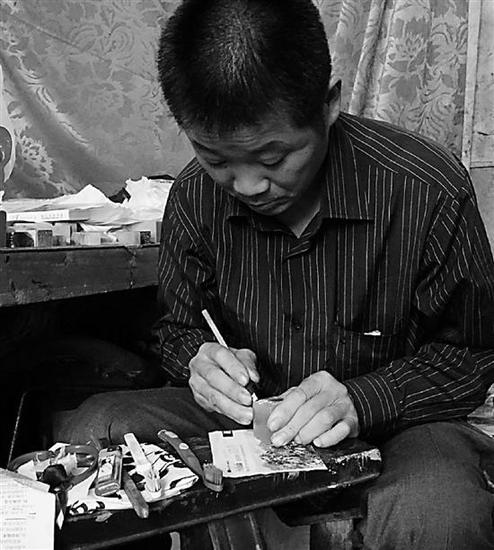 嘉兴建筑工地磨砺出篆刻家:钢筋工被中国人大