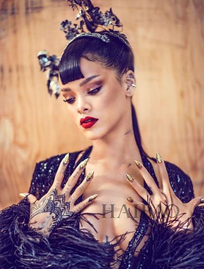 蕾哈娜|LadyGaga|Rihanna|造型_新浪时尚