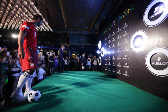 宇舶表广州举行足球仲夏派对 拜仁球员出席