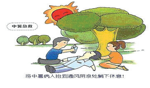夏季中暑急救五字诀