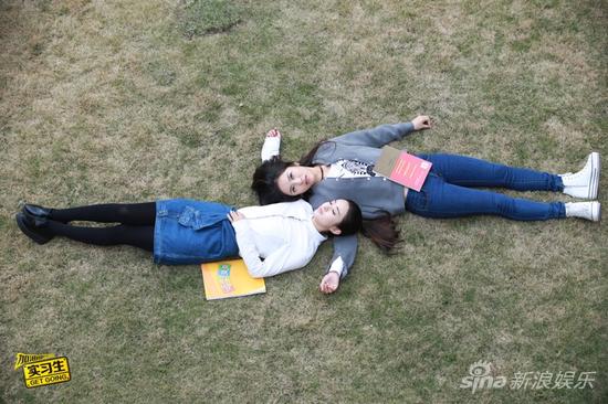 赵丽颖、蔡文静