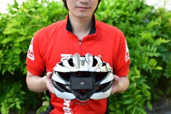 配备骨传导耳机 VOCE-rable智能自行车头盔|头