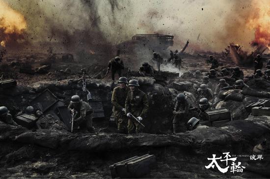 黄晓明临危不惧浴血奋战